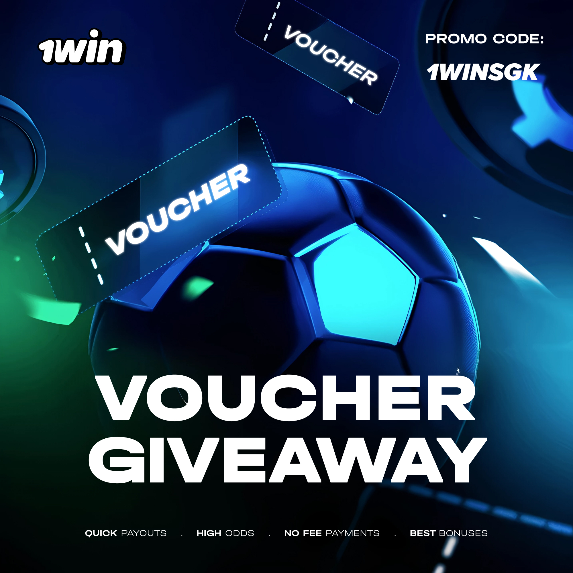 Create Account Use Promo Code 1WINSGK and Claim Bonus