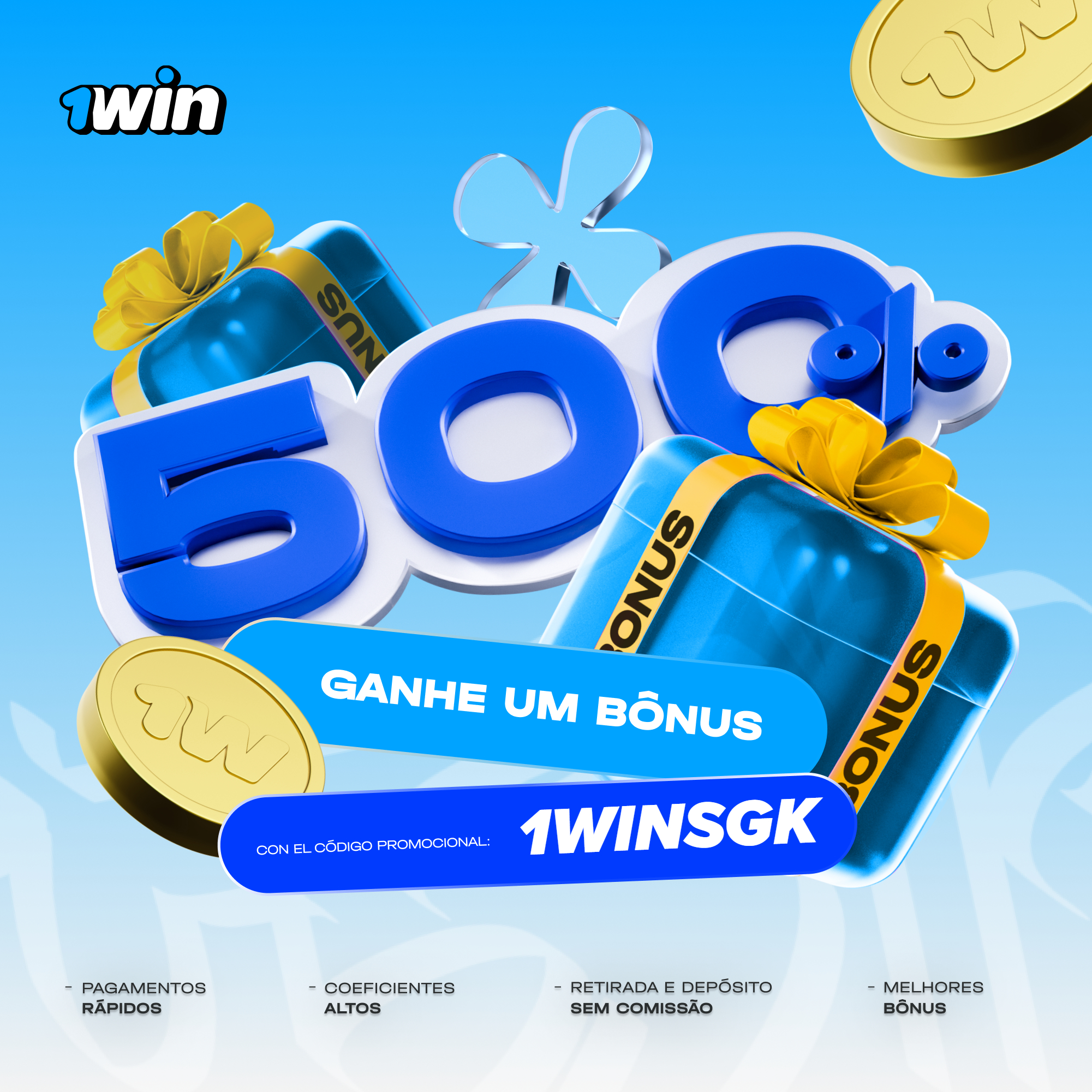 Bônus de depósito de 500%